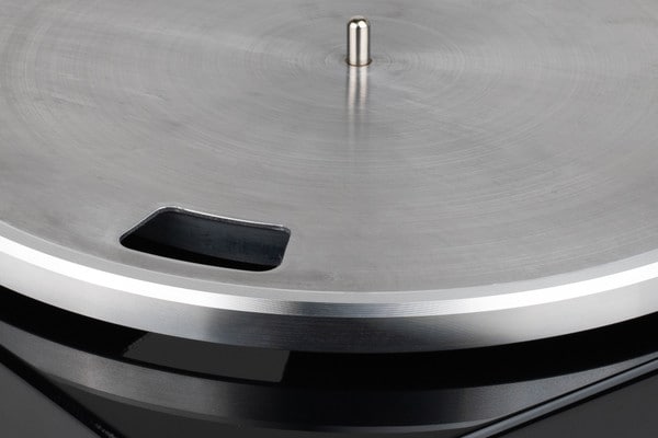 Detailed view of the Aluminum Platter
